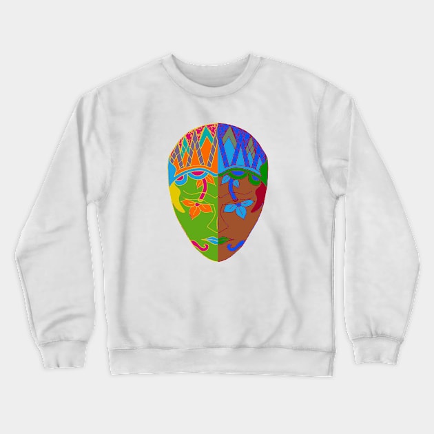 half green on you Crewneck Sweatshirt by tebulation